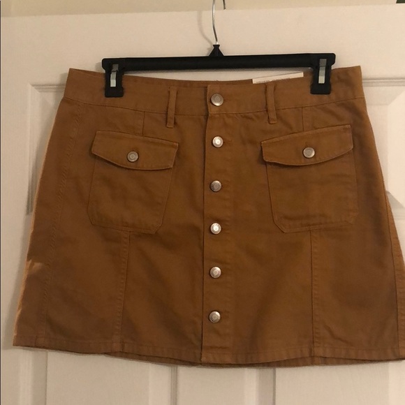 American Eagle Outfitters Dresses & Skirts - American Eagle A-Line Skirt, Dark Mustard Color